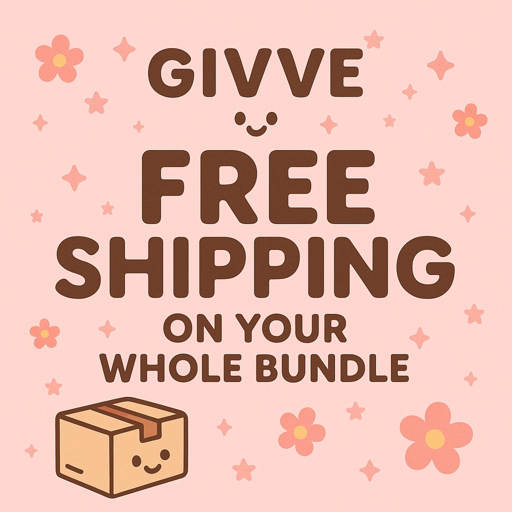Giveaway FREE SHIPPING on your WHOLE BUNDLE